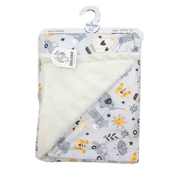 پتو کلاهدار مخمل نوزاد دولانو مدل حیوانات Dolano