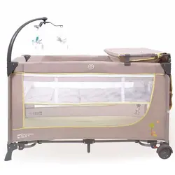 تخت پارک کودک سبد دار کرم کول بیبی Coolbaby