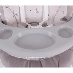صندلی غذا تاب شو برقی کیکابو مدل Mia stella طوسی Kikkaboo