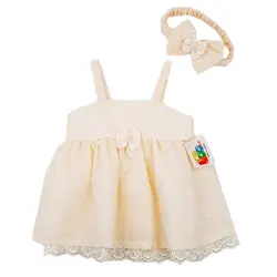 ست سارافون و تل نوزاد دخترانه لیدولند مدل عروسکی نباتی Lidoland