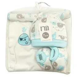 ست بیمارستانی نوزاد دختر و پسر مادرکر طرح وال آبی Mothercare