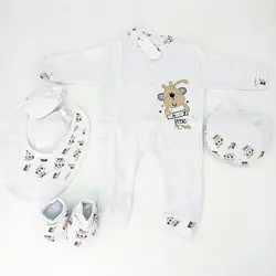 ست بیمارستانی نوزاد چیلی بیبی خرس کرم chili Baby