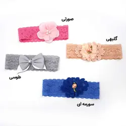 تل و هدبند دخترانه طرح تور دانتل