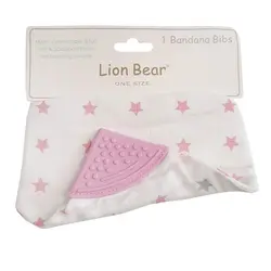 پیشبند دندانگیر نخی نوزاد Lion bear