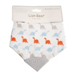 پیشبند دندانگیر نخی نوزاد Lion bear
