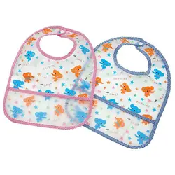 پیشبند نوزاد مشمایی دکمه دار Best baby