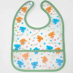 پیشبند نوزاد مشمایی دکمه دار Best baby