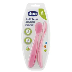 قاشق سیلیکونی 2 عددی چیکو Chicco