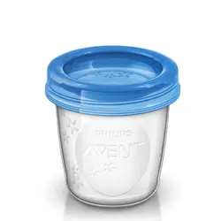 ظروف ذخیره شیر درب دار 180میل فیلیپس اونت Philips Avent