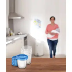 ظروف ذخیره شیر درب دار 180میل فیلیپس اونت Philips Avent