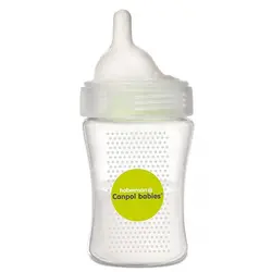 شیشه شیر طلقی 260میل ضد نفخ هابرمن کانپول بی بی Canpol babies