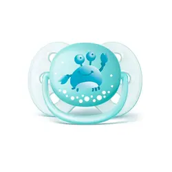 پستانک پسرانه الترا سافت فیلیپس اونت 0 تا 6 ماه طرح خرچنگ و ستاره دریایی Philips Avent