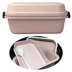 ظرف غذا ارگانیک کودک با قاشق Lunch Box