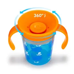 لیوان دسته دار آبمیوه خوری 360 درجه مانچکین Munchkin