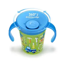 لیوان دسته دار آبمیوه خوری 360 درجه مانچکین Munchkin