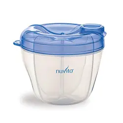 ظرف ذخیره شیرخشک نوزاد نوویتا آبی رنگ Nuvita