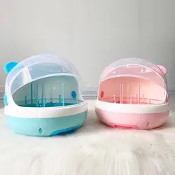 آبچکان و خشک کن لوازم نوزاد درب دار طرح خرس