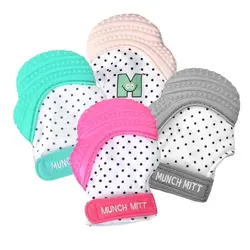 دستکش دندانگیر خالدار نوزاد Baby Teething Munch Mitt