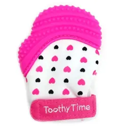 دستکش دندانگیر خالدار نوزاد Baby Teething Munch Mitt