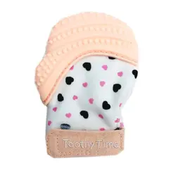 دستکش دندانگیر خالدار نوزاد Baby Teething Munch Mitt