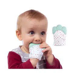 دستکش دندانگیر خالدار نوزاد Baby Teething Munch Mitt
