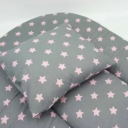 پشه بند نوزاد دخترانه طرح ستاره صورتی babylike