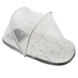 پشه بند نوزاد طرح قاصدک سرمه ای بی بی لایک babylike