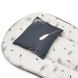 پشه بند نوزاد طرح قاصدک سرمه ای بی بی لایک babylike