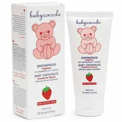 خمیردندان با طعم توت فرنگی بی بی کوکول Babycoccole
