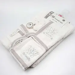 سرویس حوله تن پوش بچگانه مادرکر طرح پروانه MotherCare