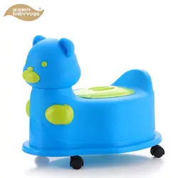 لگن قصری کودک چرخ دار بی بی یوگا طرح خرس Babyyuga