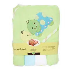 سرویس حوله نوزادی کارترز طرح لاک پشت و جوجه Carters
