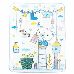 زیرانداز تعویض بزرگ نوزاد بست بی بی طرح خرس آبی Best baby