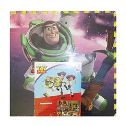 زیرانداز بازی پازلی اتاق کودک طرح آدم فضایی