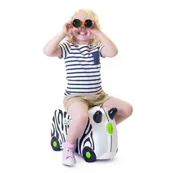 چمدان بچگانه ترانکی طرح گورخر Trunki