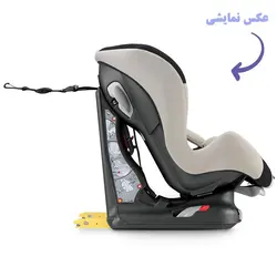 صندلی ماشین ایزوفیکس دار برند کم رنگ طوسی - مشکی CAM