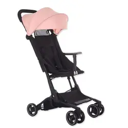 کالسکه تاشو مسافرتی رنگ صورتی ILComun