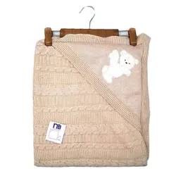 پتو بافت کلاه دار نوزاد مادرکر Mothercare