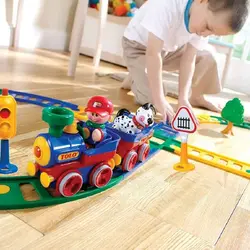 اسباب بازی قطار با علائم کامل برند تولو Tolo