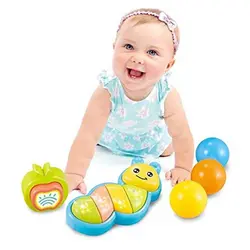 واکر کودک چند کاره موزیکال آبی Baby walker