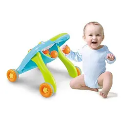 واکر کودک چند کاره موزیکال آبی Baby walker