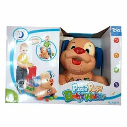 واکر چرخ دار موزیکال کودک طرح سگ پاپی Baby walker