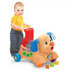 واکر چرخ دار موزیکال کودک طرح سگ پاپی Baby walker