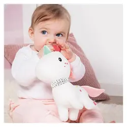 اسباب بازی عروسک مخملی بزرگ اسب تک شاخ بی بی فن Babyfehn