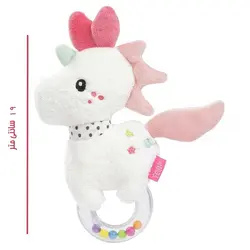 عروسک جغجغه حلقه دار طرح حیوانات بی بی فن Baby Fehn