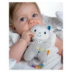 عروسک جغجغه حلقه دار طرح حیوانات بی بی فن Baby Fehn