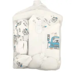 ست لباس بیمارستانی نوزاد پسرانه طرح ماشین chili Baby