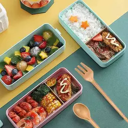 ظرف غذا 3 طبقه با قاشق و چنگال 900 میل yakada Lunch Box