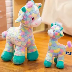 عروسک پولیشی زرافه رنگارنگ