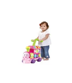 واکر قطار چند کاره وین فان رنگ صورتی WinFun